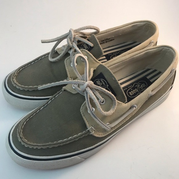 Sperry Topsider Canvas Boat Shoe - Picture 7 of 11